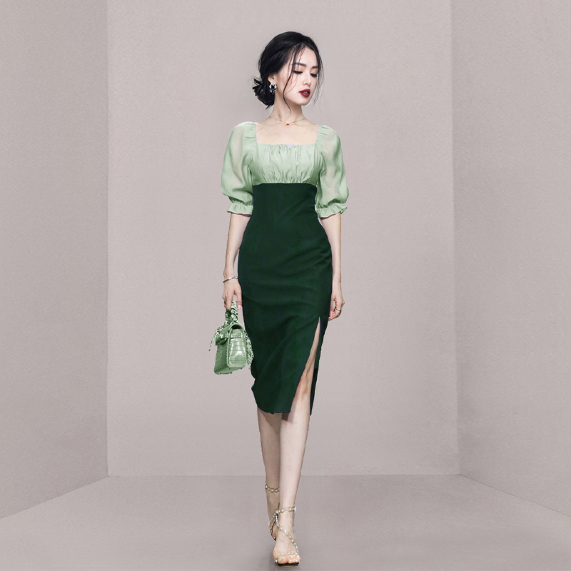 OD144: đầm thiết kế xẻ cao cấp