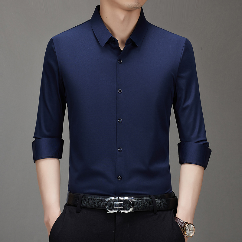 OE280: Áo sơ mi Woodpecker nam cao cấp tay dài công sở không cần ủi áo sơ mi nam cao cấp