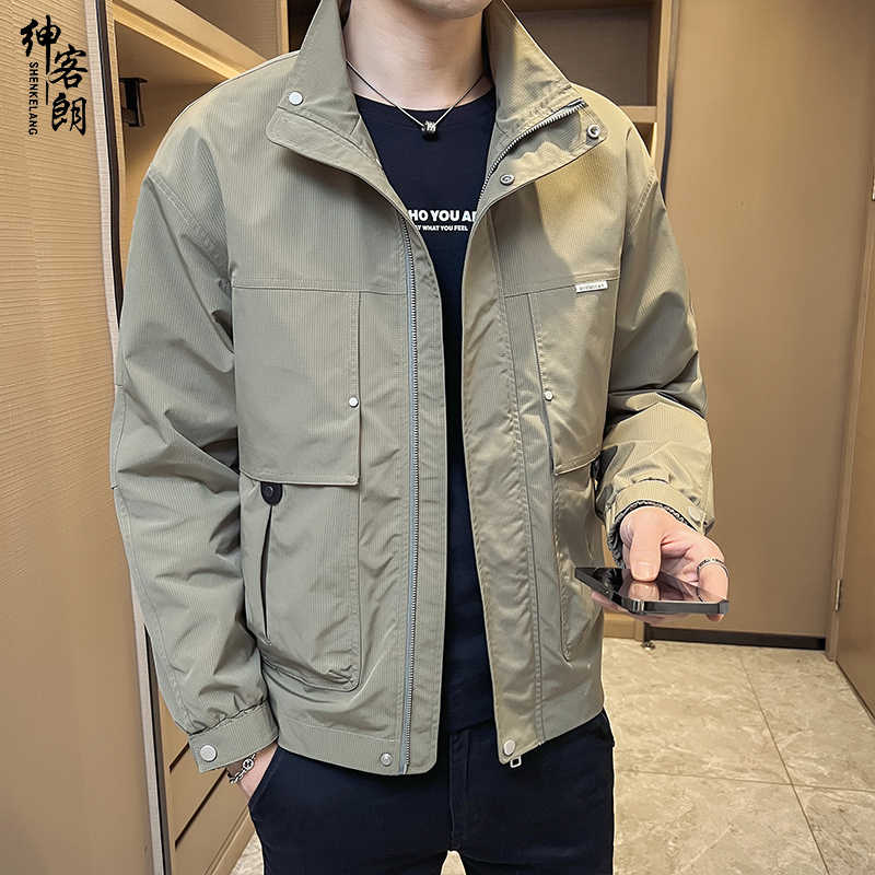 OC548: Áo khoác jacket nam xuân thu hợp thời trang thương hiệu nam
