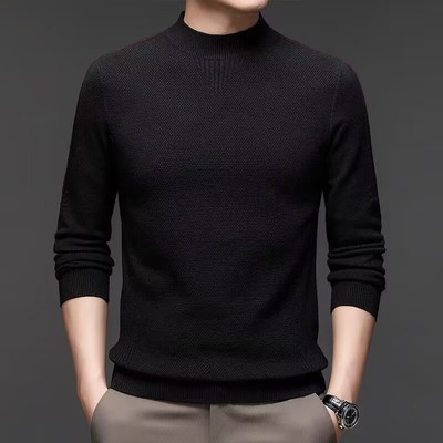 Mã B072: Áo Len Nam Cổ Tròn Áo Chui Đầu Jacquard cao cấp