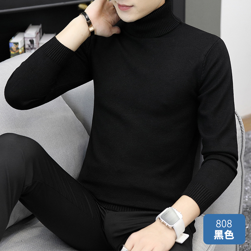 Mã A581: áo len nam cổ cao dài tay