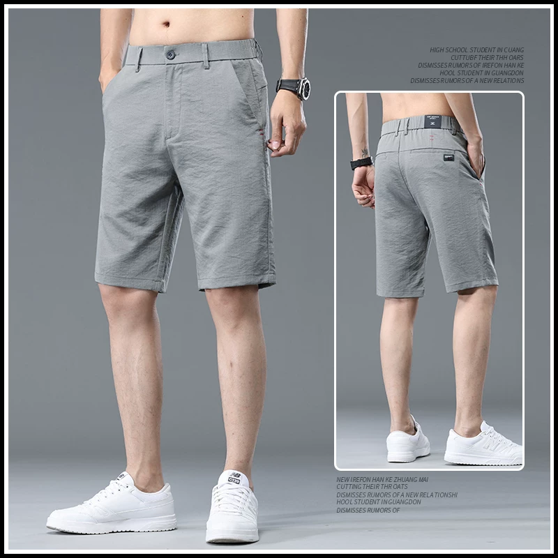 OE956: Quần short nam bằng lụa băng, quần short thể thao mỏng nhẹ