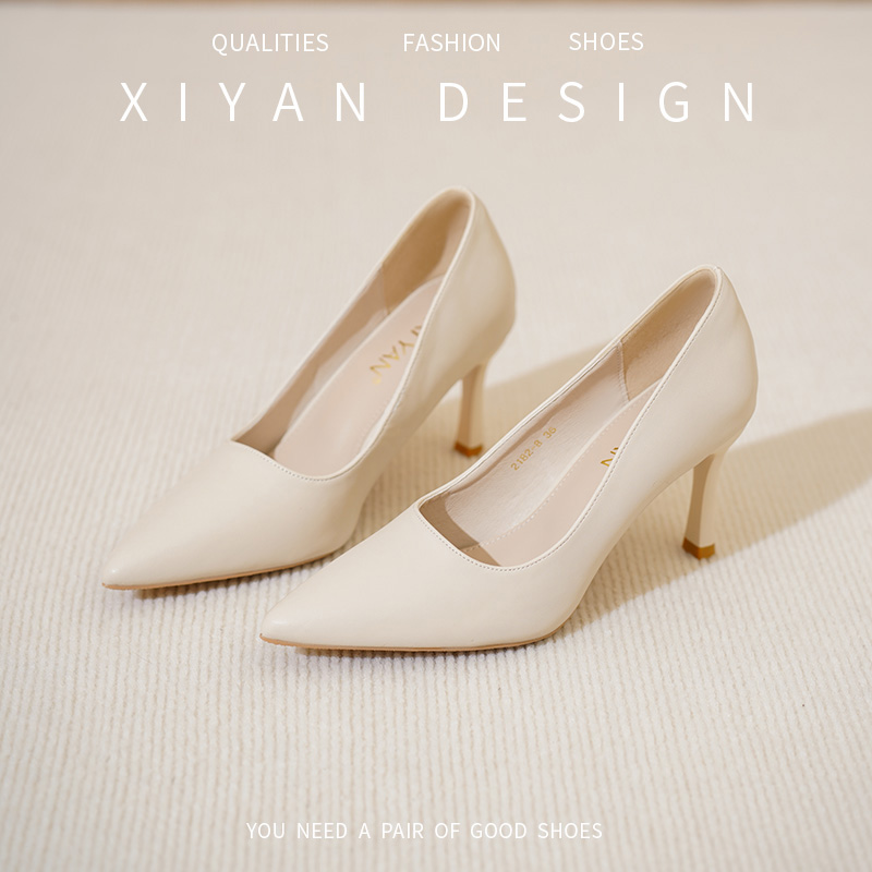 OE356: giày cao gót nữ không mỏi chân giày đơn