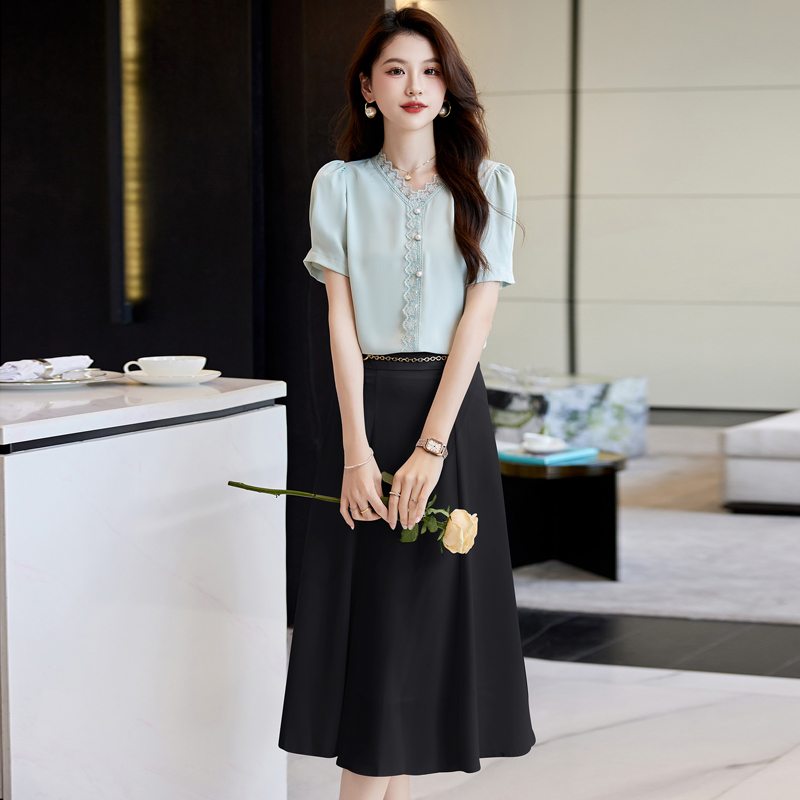 OD654: set áo váy cao cấp công sở thời trang