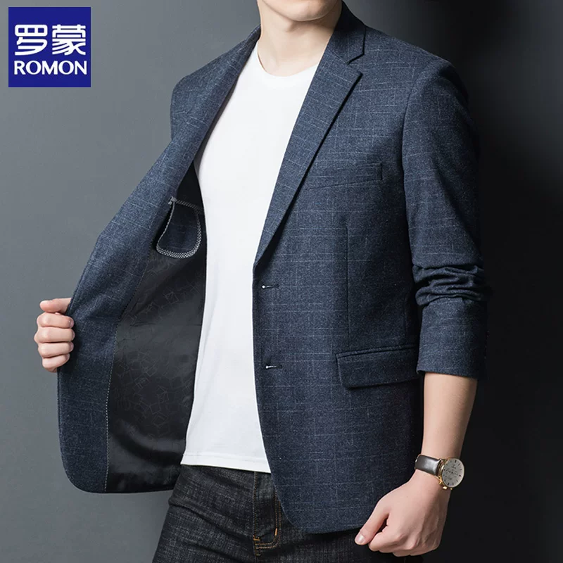 OH175: Áo khoác vest nam Romon kiểu dáng thường ngày, mẫu mới