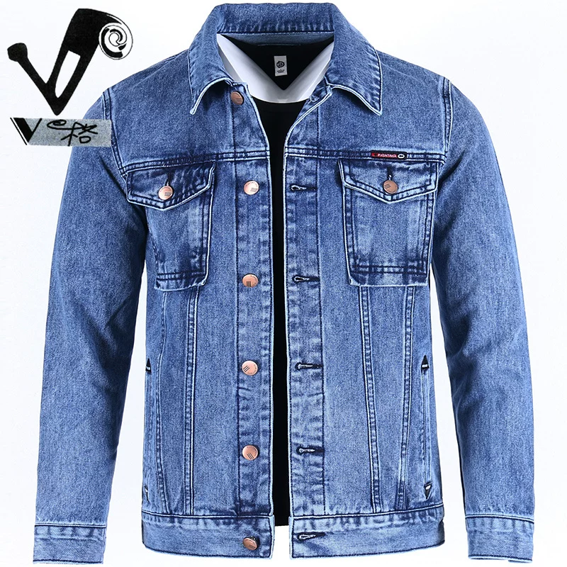 OH119: Áo khoác denim nam cao cấp dáng rộng