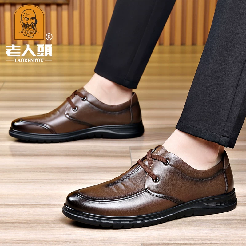 OH108: Giày nam cao cấp kiểu cổ điển  giày da công sở nam cao cấp thường ngày, da thật