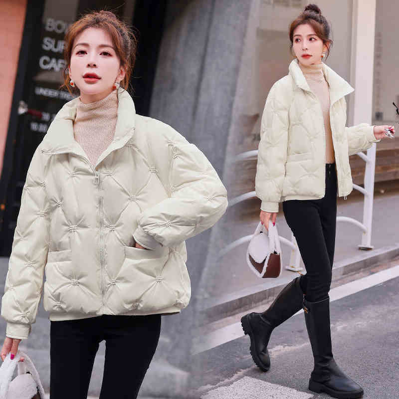 OC159: áo khoác phao nữ ấm mùa đông dáng ngắn