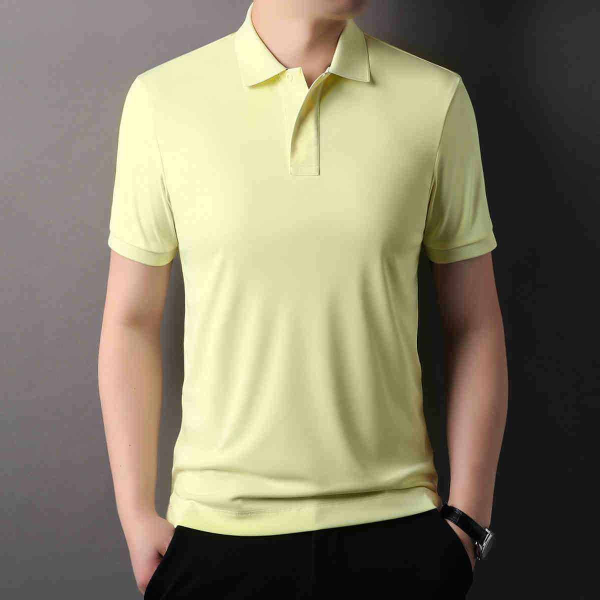 OC800: áo Polo nam ngắn tay áo thun nam mùa hè ve áo golf