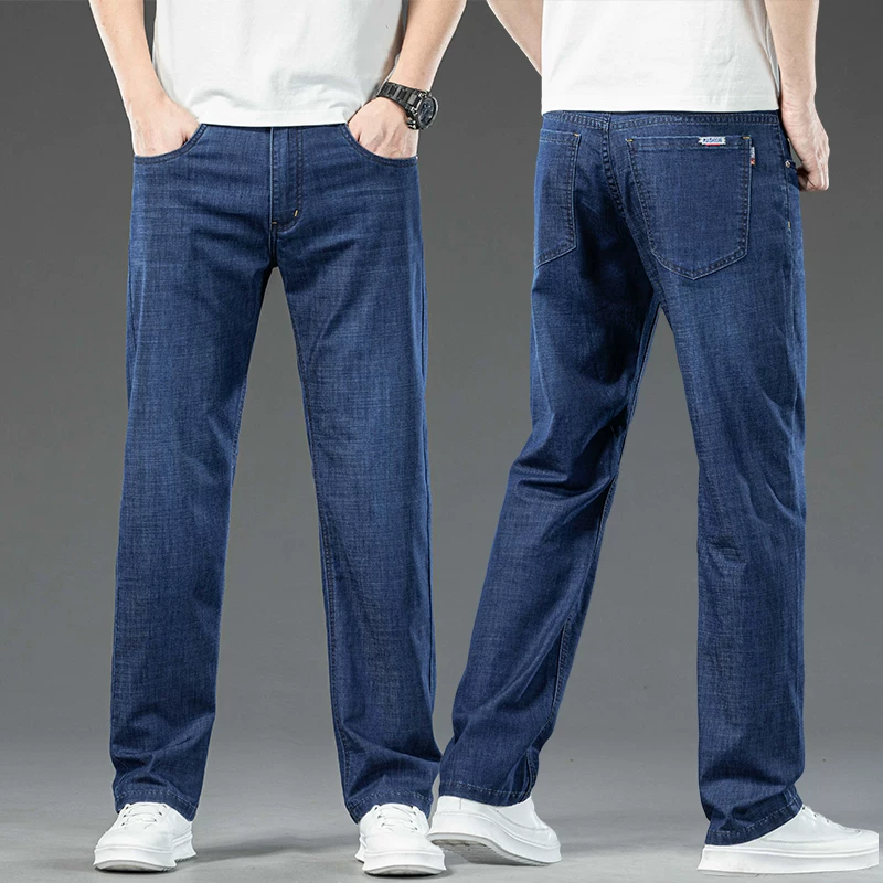OE948: Quần jeans nam dáng suông ống đứng