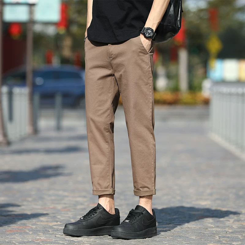 OH170: Quần dài lửng nam Cartie dáng ôm, thời trang, ống thẳng,