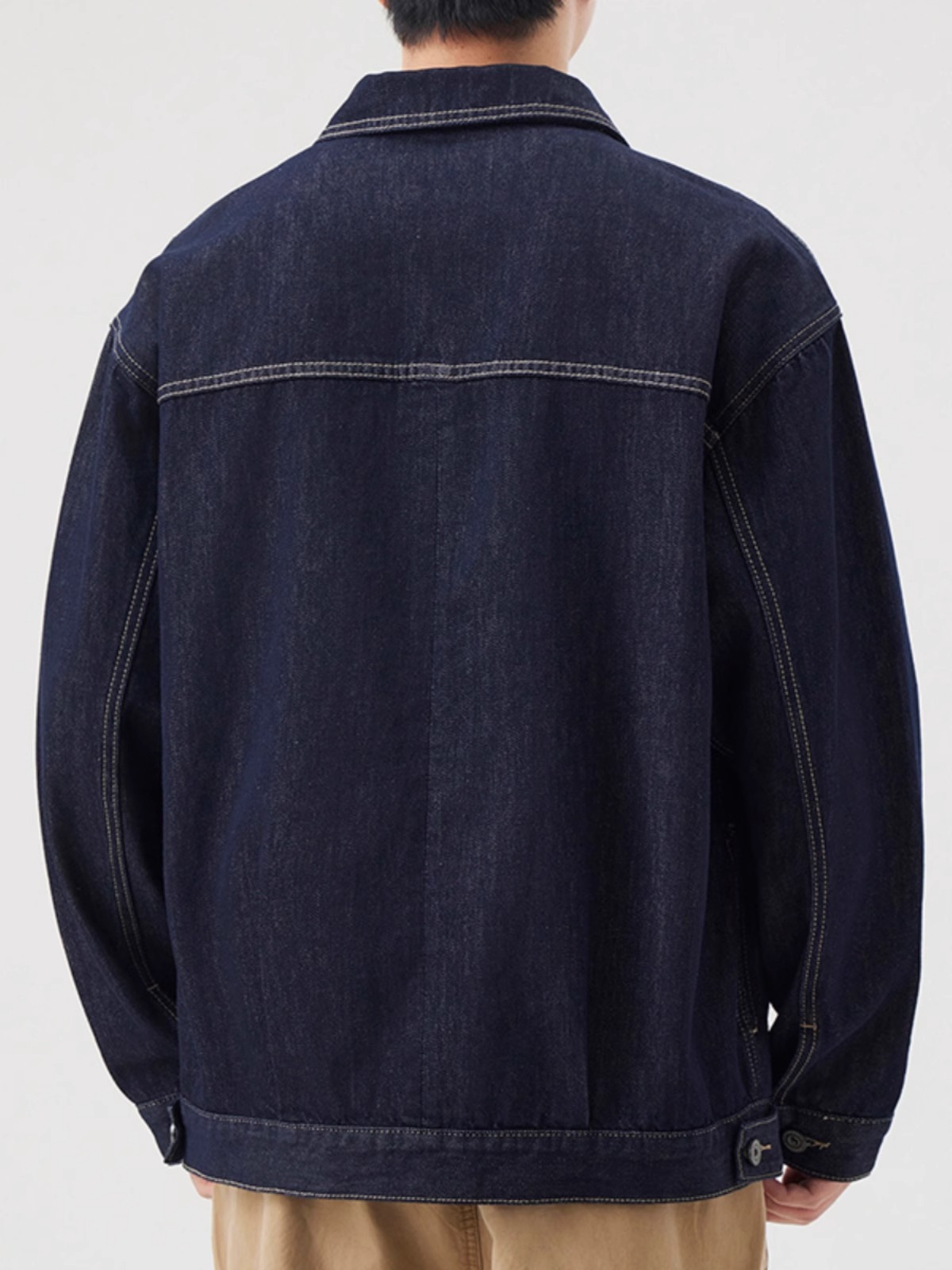 OE205: Áo khoác denim nam cao cấp Hong Kong nam cao cấp thương hiệu thời trang