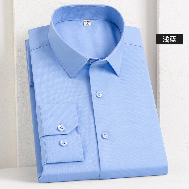 OE934: Áo sơ mi nam cao cấp tay dài Lyocell Tencel Modal trang trọng công sở