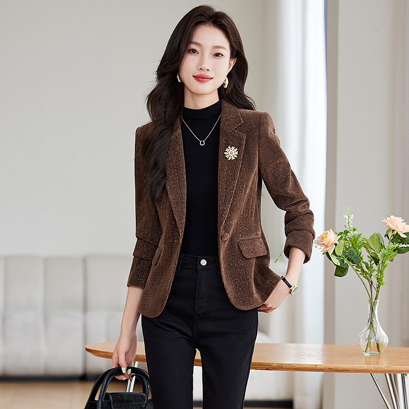 OE418: Áo khoác nữ vest đỏ rượu vang thời trang cao cấp cho nữ