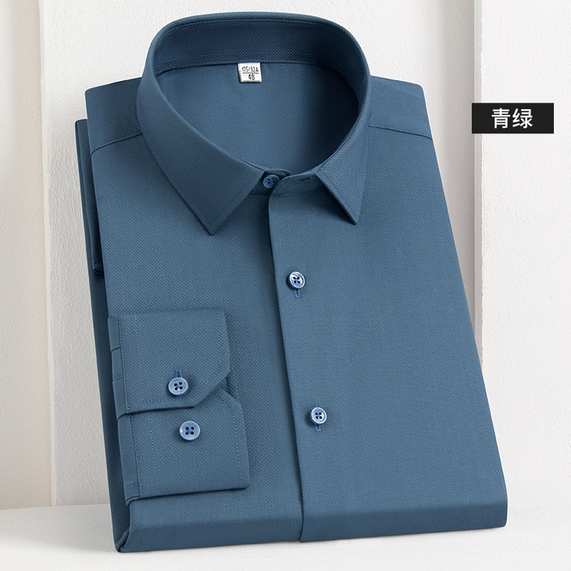 OE934: Áo sơ mi nam cao cấp tay dài Lyocell Tencel Modal trang trọng công sở
