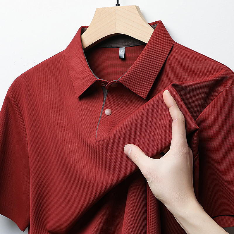 OE937: Áo thun polo tay ngắn Romon dành cho nam cao cấp ve áo