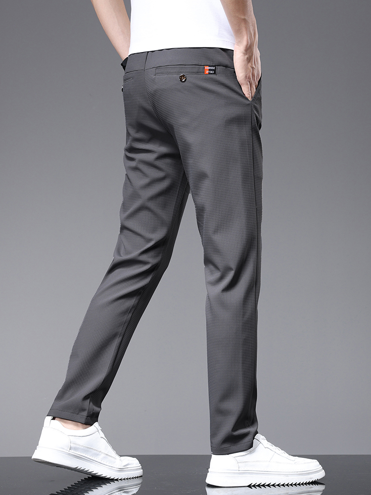 OE853: Quần dài nam vải cotton mỏng mát mẻ co dãn