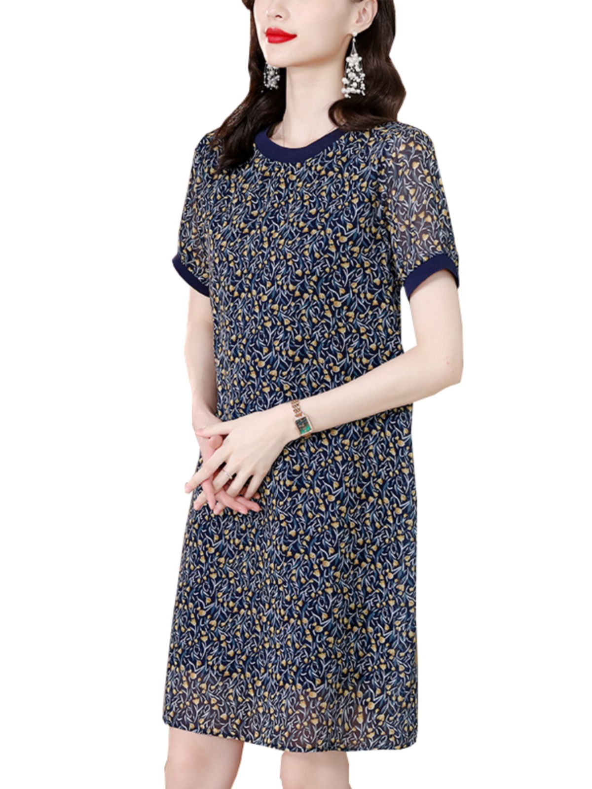 OD563: Váy suông crepe de mới cao cấp