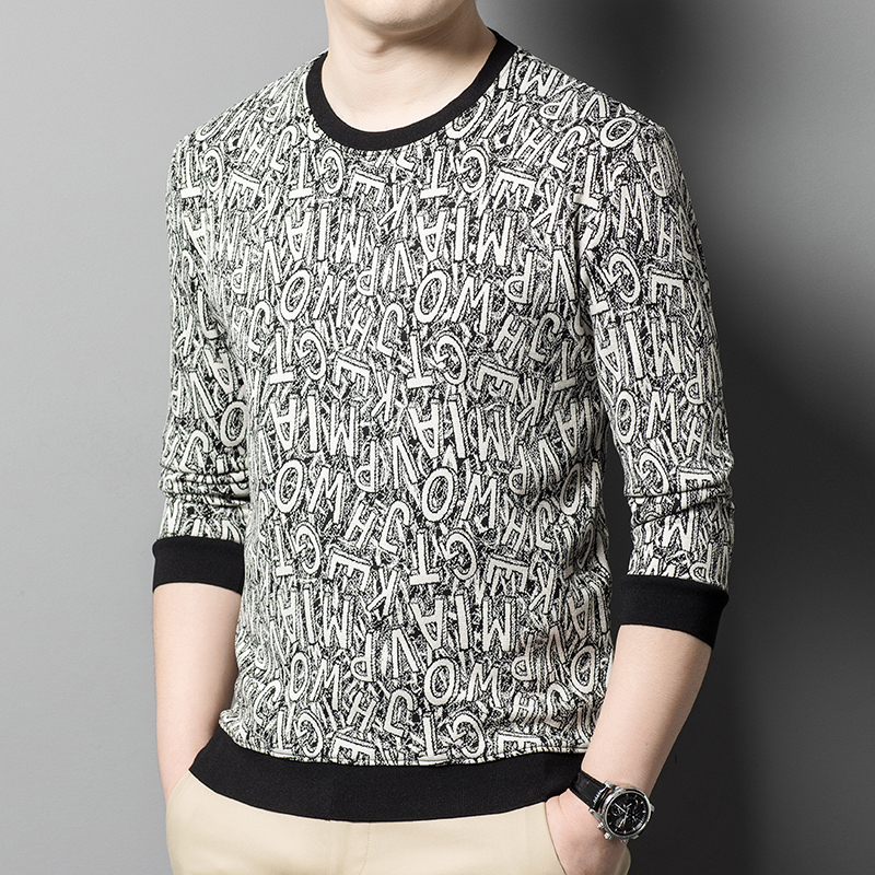 Mã B533: Áo nỉ nam thời trang Han Boqi Archway