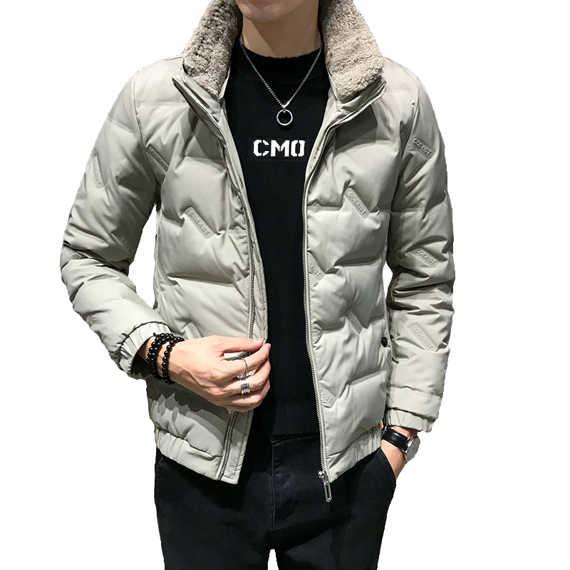 Mã B346: áo khoác nam cổ lông GAHOZ