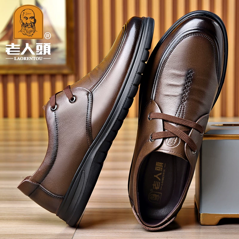 OH108: Giày nam cao cấp kiểu cổ điển  giày da công sở nam cao cấp thường ngày, da thật