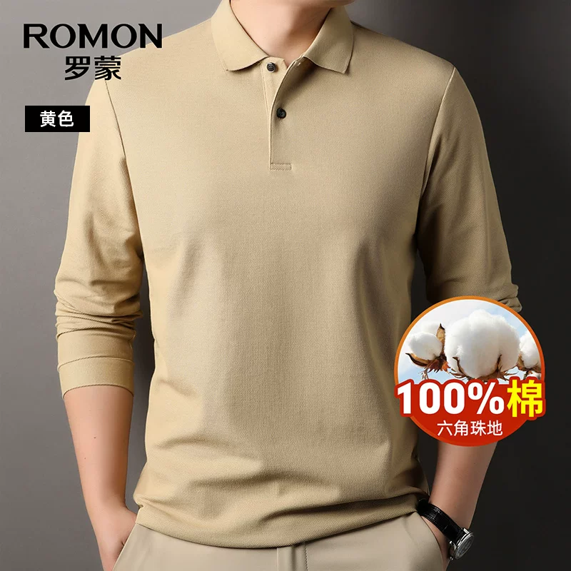 OH144: Áo polo dài tay nam Romon