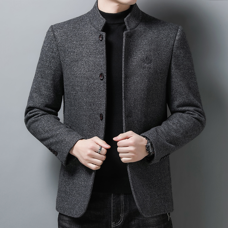 Mã B256: Áo Khoác Nam Cổ Đứng
