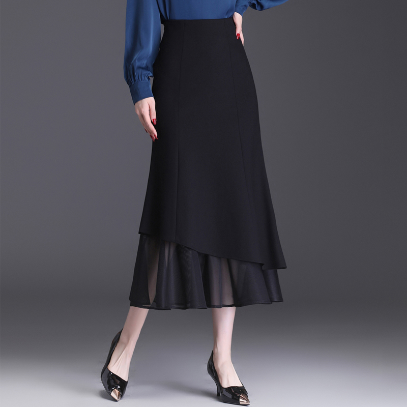 OD219: chân váy dáng dài sang trọng