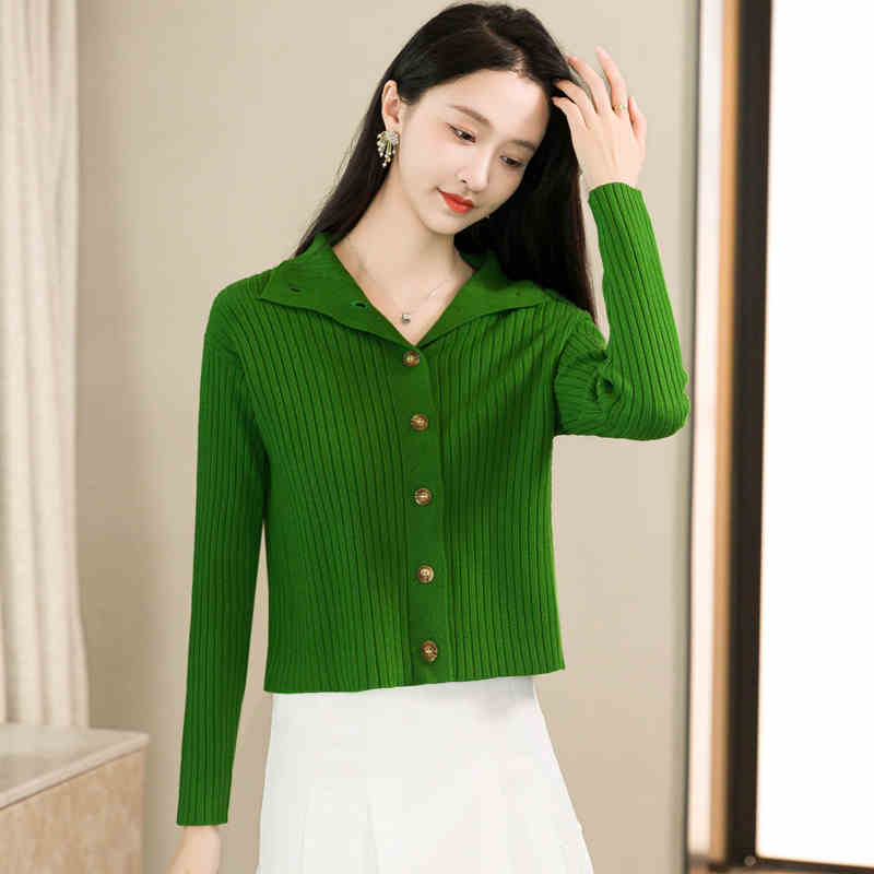 OD702: Áo Len Cardigan Nữ Tay Dài Retro Áo Khoác nữ Ngoài Thu Đông