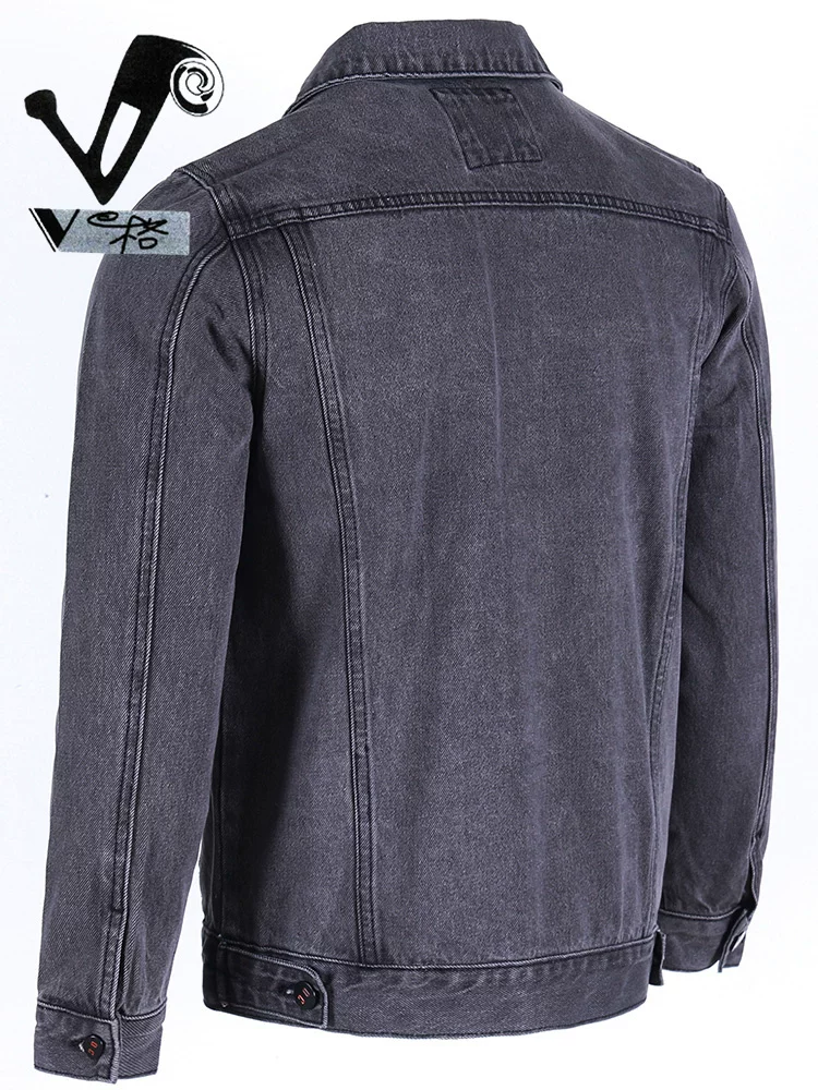 OH119: Áo khoác denim nam cao cấp dáng rộng