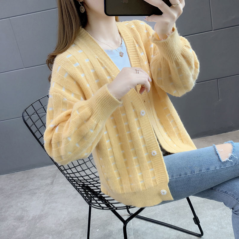 OD490: Áo khoác len dệt kim cho nữ nhiều màu cardigan nữ