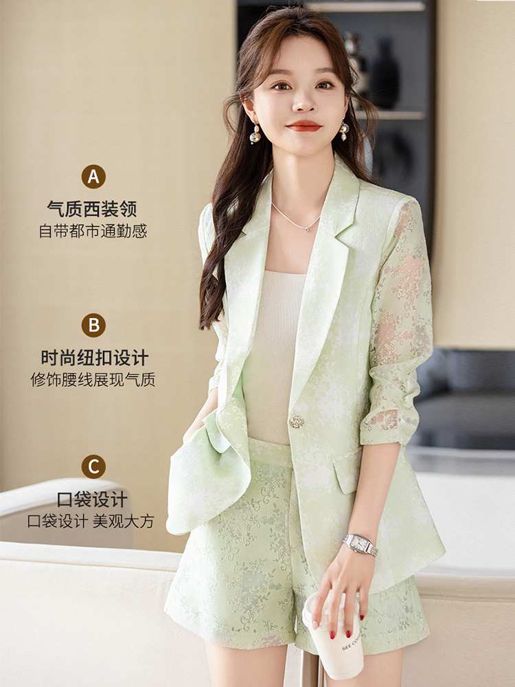 OD078: set bộ vest nữ quần short cao cấp