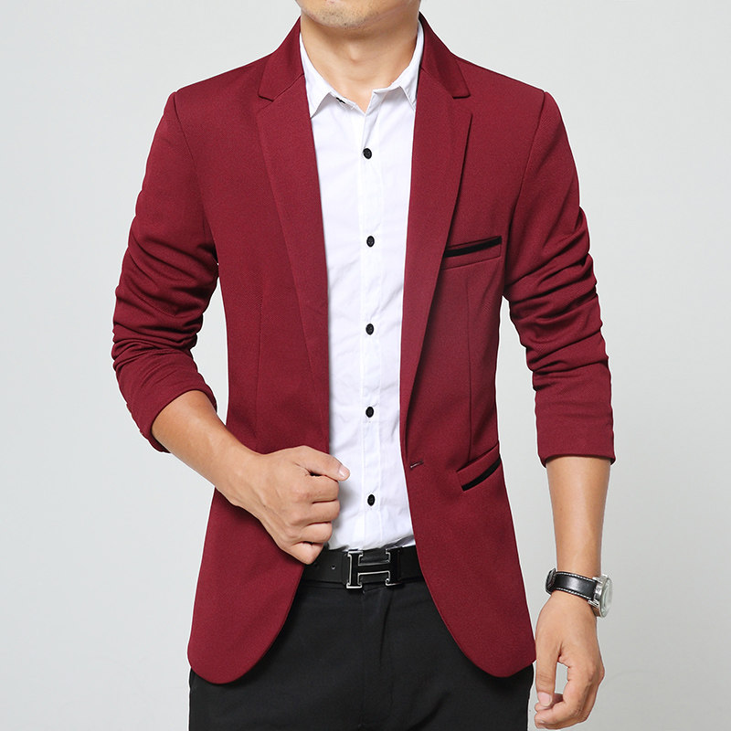 OH070: áo vest công sở nam Feizhuo đa năng, dáng ôm, kiểu Hàn Quốc