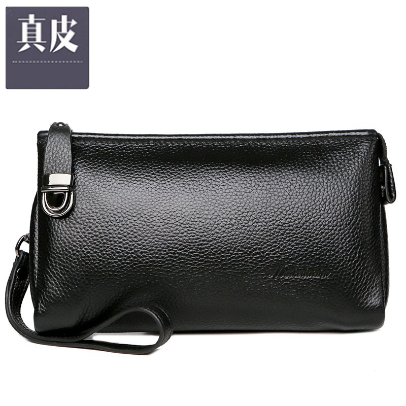 OE507: Túi cầm tay da thật cho nam SPNN túi xách nam SPNN ví da bò