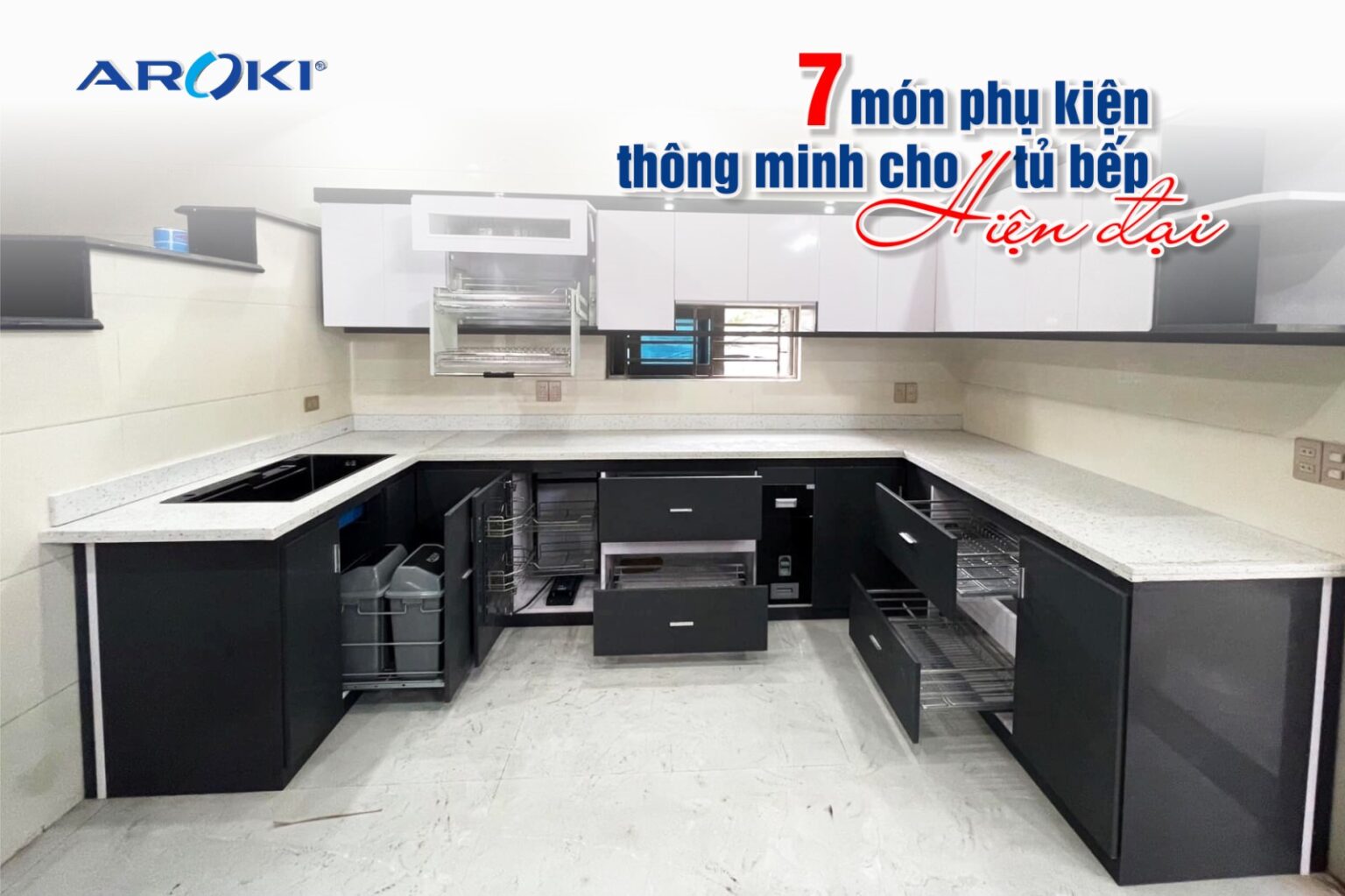 7 món phụ kiện bếp không thể  cho phòng bếp hiện đại