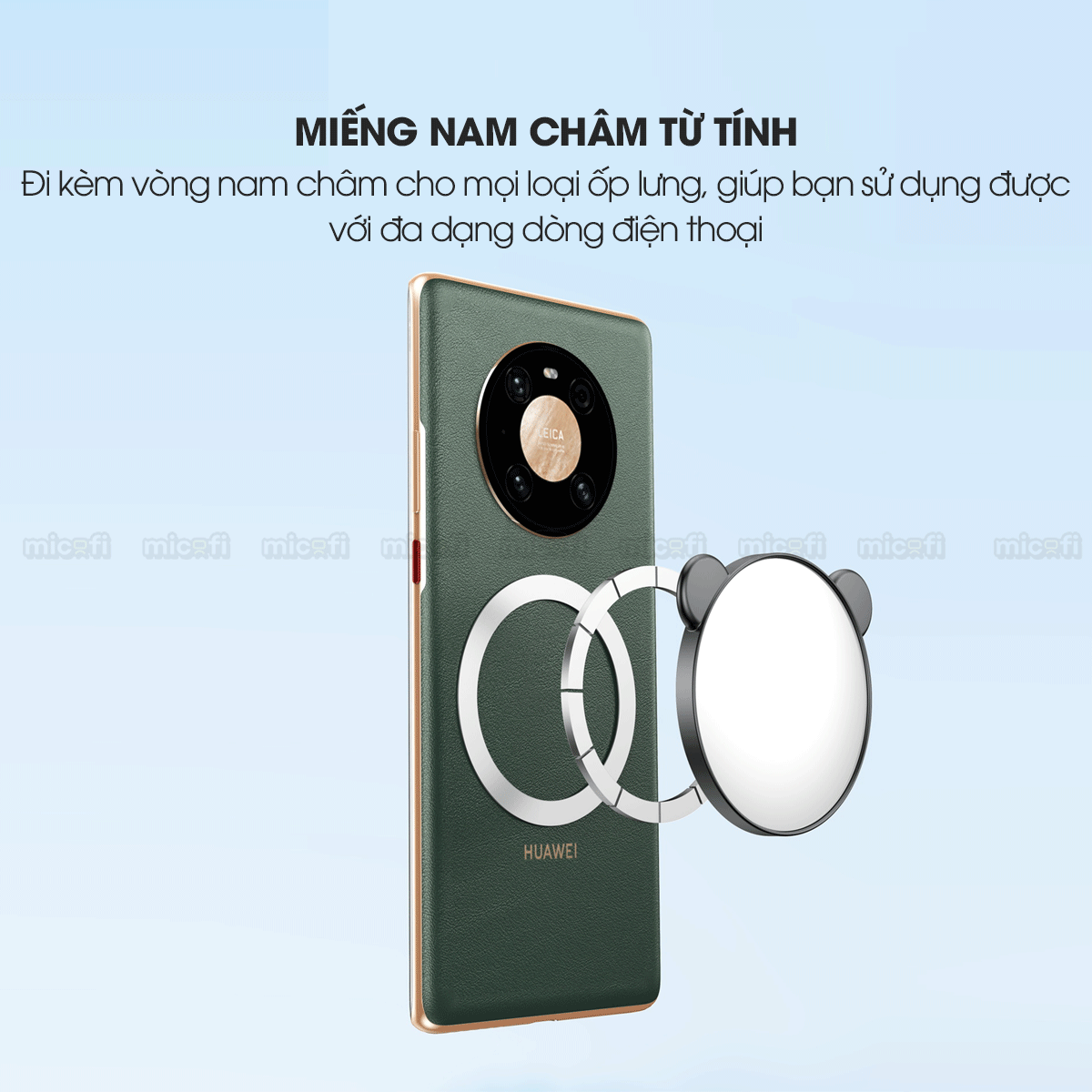 Gương Chụp Ảnh Phản Chiếu Micofi Kẹp Điện Thoại, Gương Chụp Ảnh Gắn Dán Điện Thoại Selfie, Chụp Hình Hỗ Trợ Camera Sau
