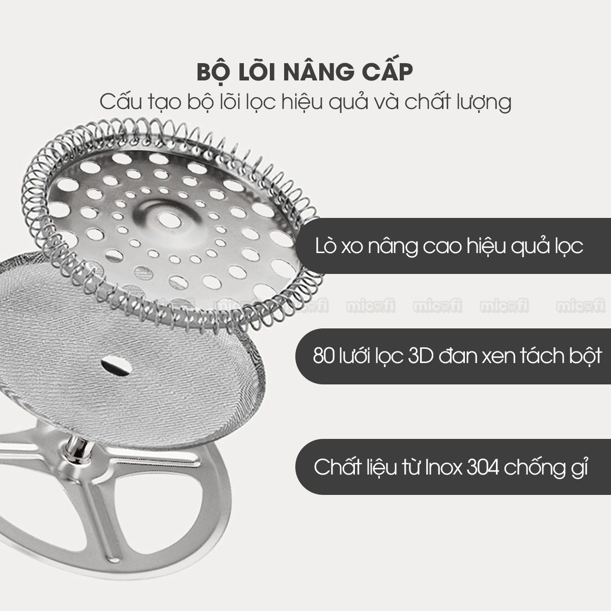 Bình Nước Pha Trà Micofi Giữ Nhiệt, Ấm Pha Trà Cà Phê Thuỷ Tinh, Bình Nước Hãm Cafe Có Lõi Lọc 2 Lớp Dung Tích 1 Lít