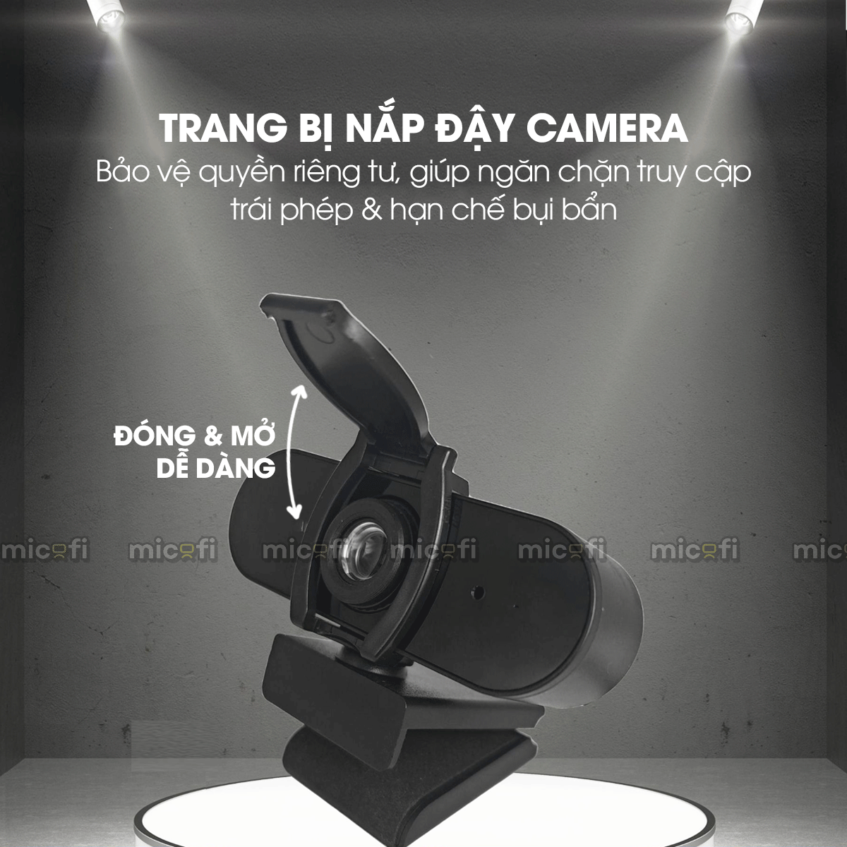 Webcam Micofi Camera Nét PC, Webcam Có Micro 2K Laptop 30FPS Máy Tính Bàn 1080P PC USB Hỗ Trợ Học Online Từ Xa Tiện Lợi