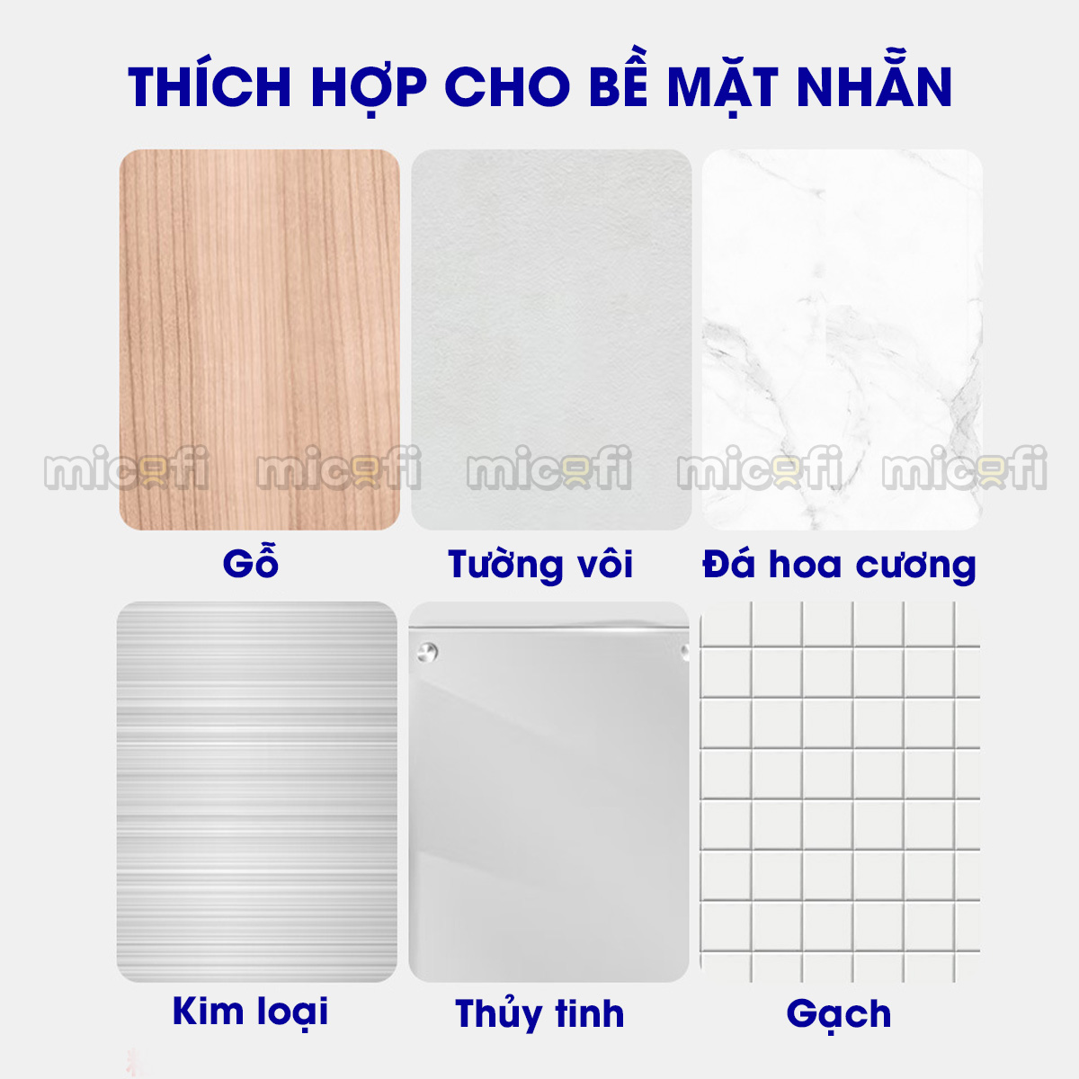 Khóa Cố Định Dây Cáp Điện Micofi Dán Tường Điều Chỉnh 4 Mức Combo 10 Cái