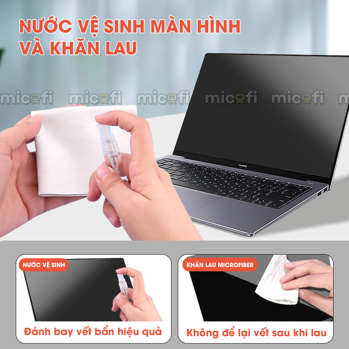 Bộ Vệ Sinh 10 trong 1 Micofi, Dụng Cụ Làm Sạch Laptop Tai Nghe, Máy Tính, Bàn Phím, Camera