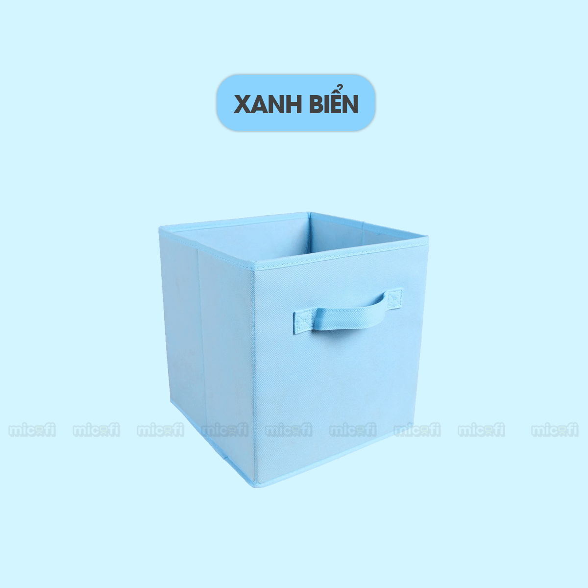 Hộp Đựng Đồ Micofi, Hộp Vải Đựng Đồ Chơi Đa Năng, Giỏ Để Cá Nhân, Thùng Vải Để Tài Liệu Có Tay Cầm Xếp Gọn