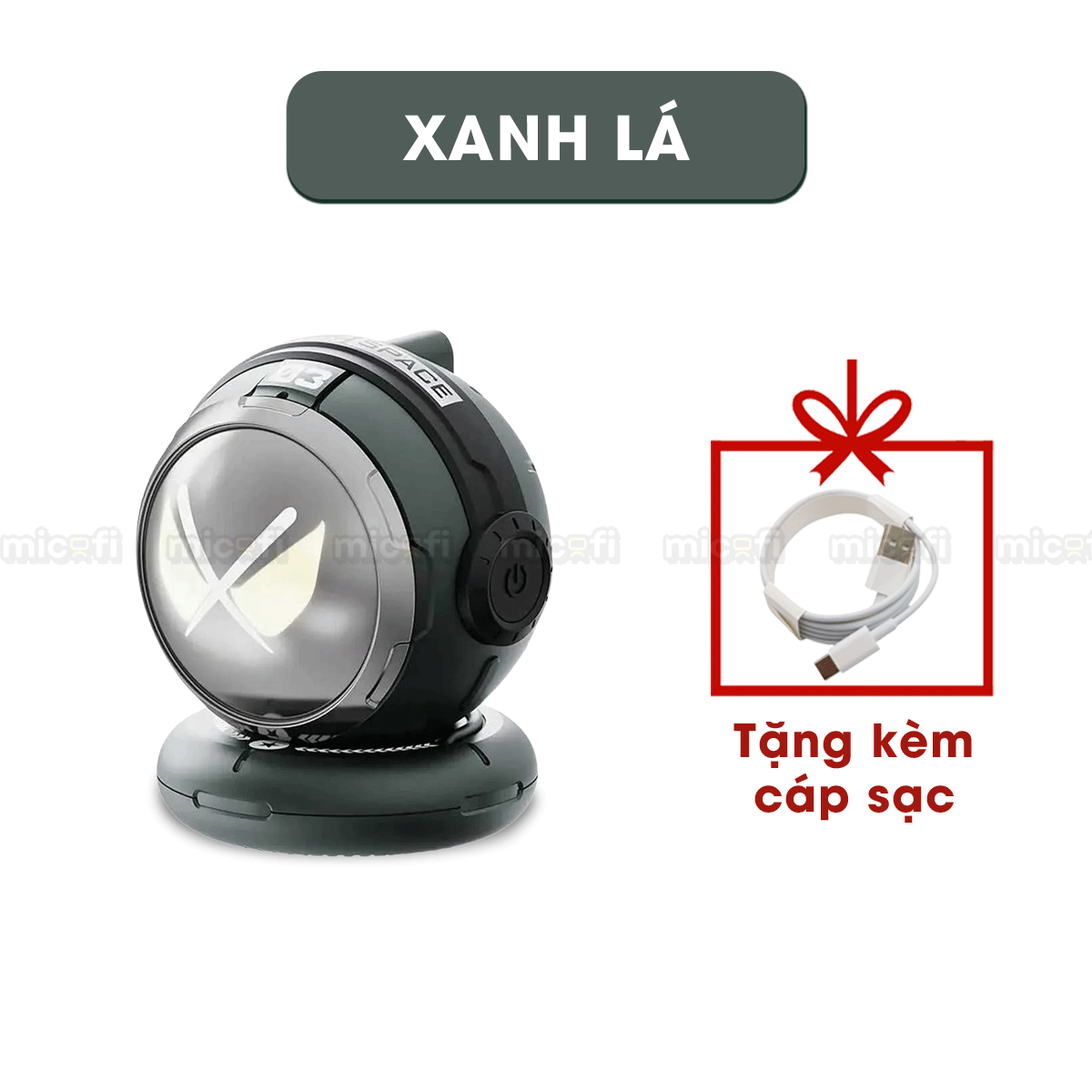 Loa Bluetooth Mini Micofi Nghe Nhạc Bass Mạnh, Loa Mini Bluetooth Có Đèn Phi Hành Gia Không Dây, Bluetooth 5.3