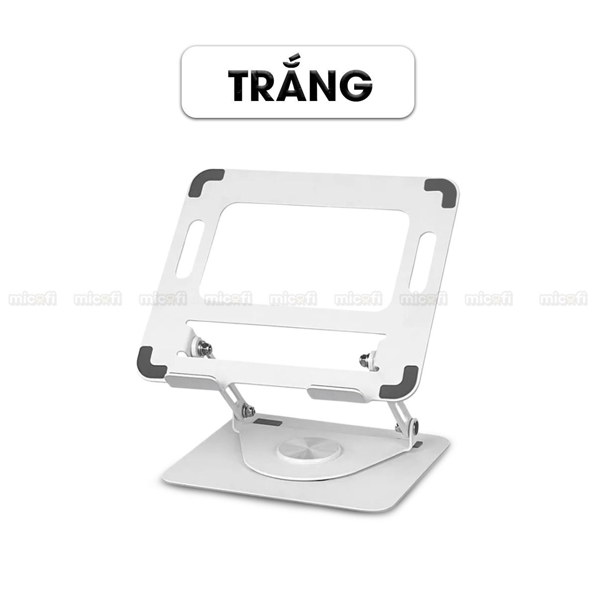 Giá Đỡ Laptop Ipad Micofi, Kê Laptop Máy Tính Xoay 360 Độ 15.6 Inch, Giá Để Ipad Macbook Tản Nhiệt Gấp Gọn