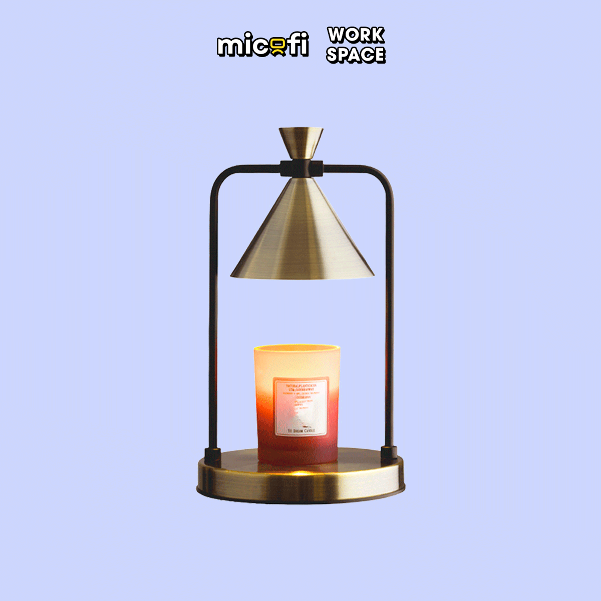 Đèn Nến Micofi Thơm Phòng Để Bàn Decor, Đèn Đốt Nến Thơm Phòng Khách Và Ngủ, Xông Tinh Dầu Điện Tử Trang Trí Có Hẹn Giờ