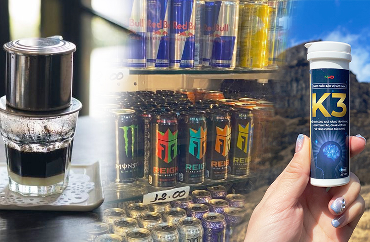 So sánh viên nhai K3, cà phê và nước tăng lực – Đâu là lựa chọn thông minh để tỉnh táo?