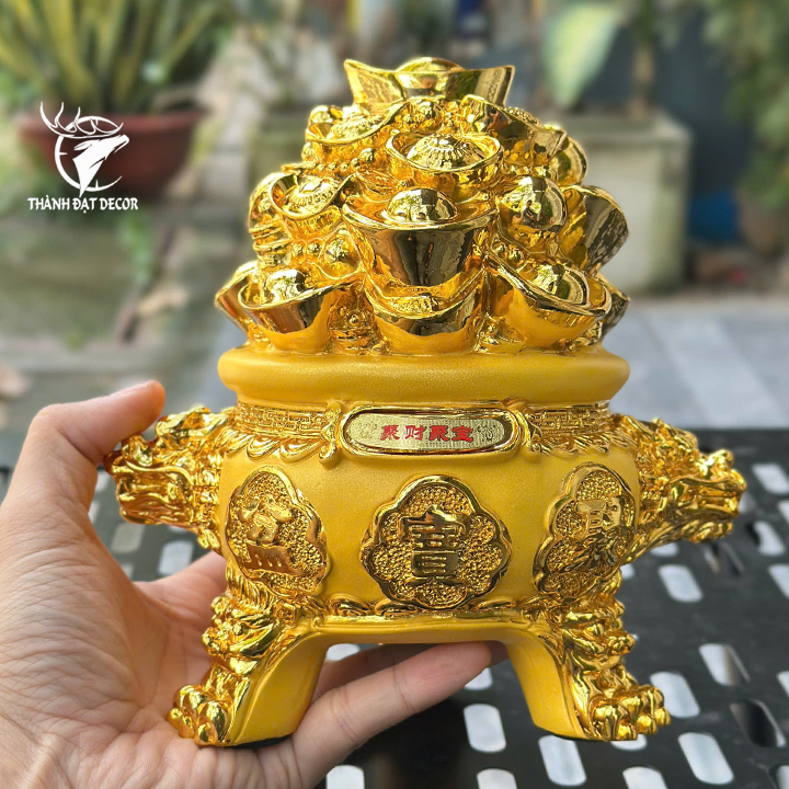 Lư Vàng Chiêu Tài Tụ Bảo – Biểu Tượng Thu Hút Tài Lộc & May Mắn