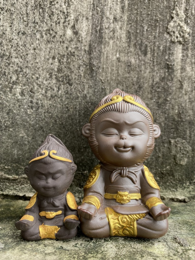 Tượng Tôn Ngộ Không Bái , Tượng Tôn Ngộ Không Thiền Bằng Gốm