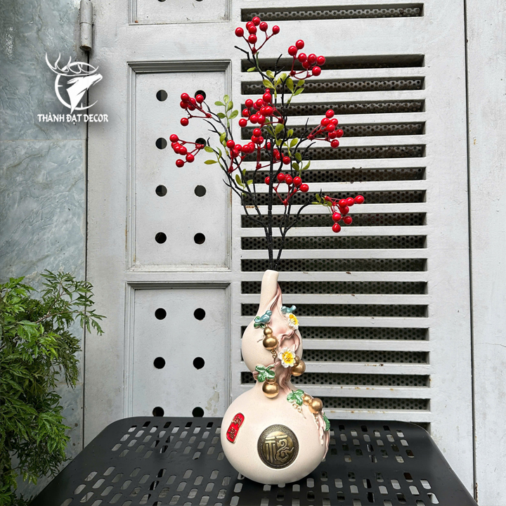 BÌNH HỒ LÔ PHONG THỦY TRANG TRÍ – THU HÚT TÀI LỘC, BÌNH AN GIA ĐẠO, Quà Tặng Decor Tân Gia Khai Trương