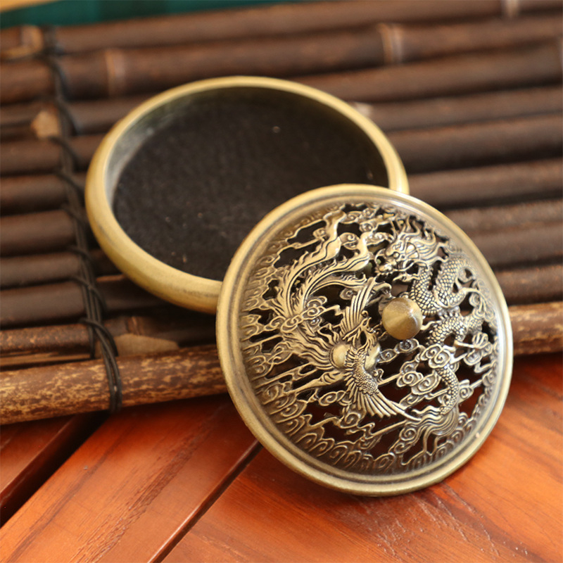 Bộ Lư Xông Trầm Hương Đỉnh Đốt Nhang Ngũ Hành Bằng Gốm Sứ Cao Cấp