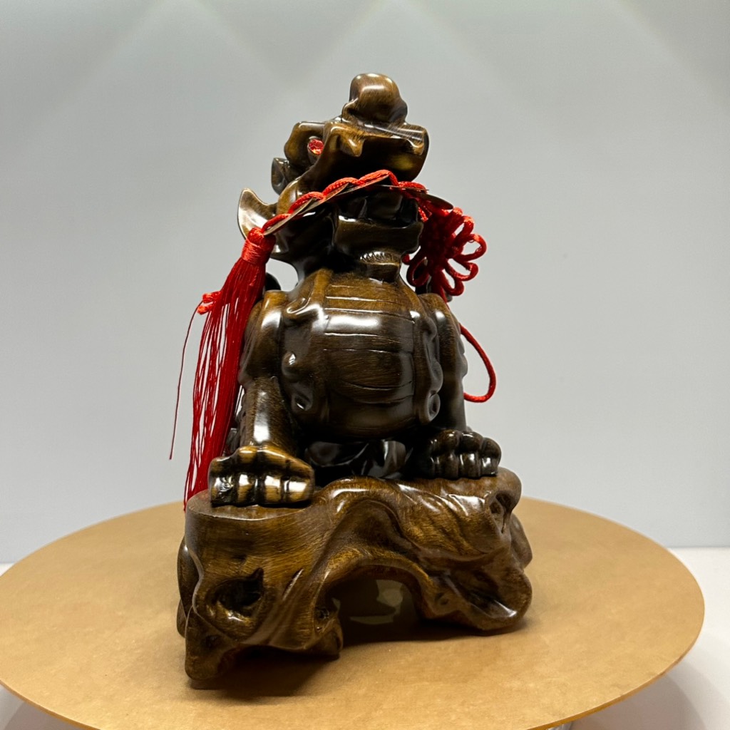 Cặp Tượng Tỳ Hưu Phong Thủy Màu Gỗ Sồi Trang Trí Nhà Cửa , Qùa Tặng Tân Gia Khai Trương Sinh Nhật